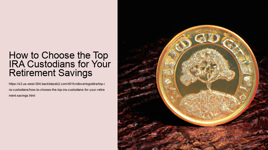 How to Choose the Top IRA Custodians for Your Retirement Savings