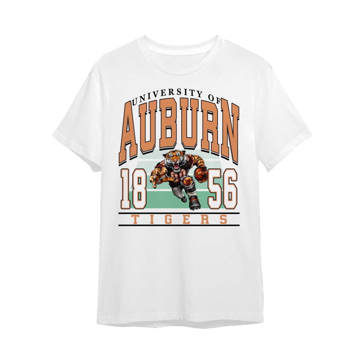Auburn Tigers 1856 College Teams NCAA T-Shirt, Vintage Sports Crewneck, Full Size, Great Gift for NCAA Fans, Sport Fan Gift Shirt, Men’s Oversized Athletic Tshirt, Gift For Fan, Womenswear & Menswear Top