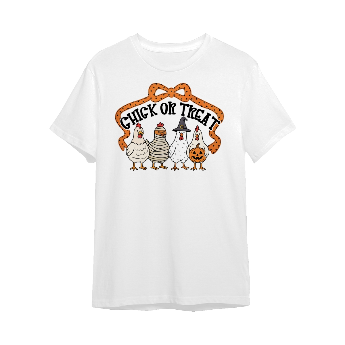 Chick or Treat Halloween TShirt/Sweatshirt/Hoodie – Funny Chicken Costume Design for Fall Cozy Unisex Sweater for Poultry Lovers TikTok Shop Store Women’s Casual Crewneck Long Sleeve 100% Cotton for Ash Colors