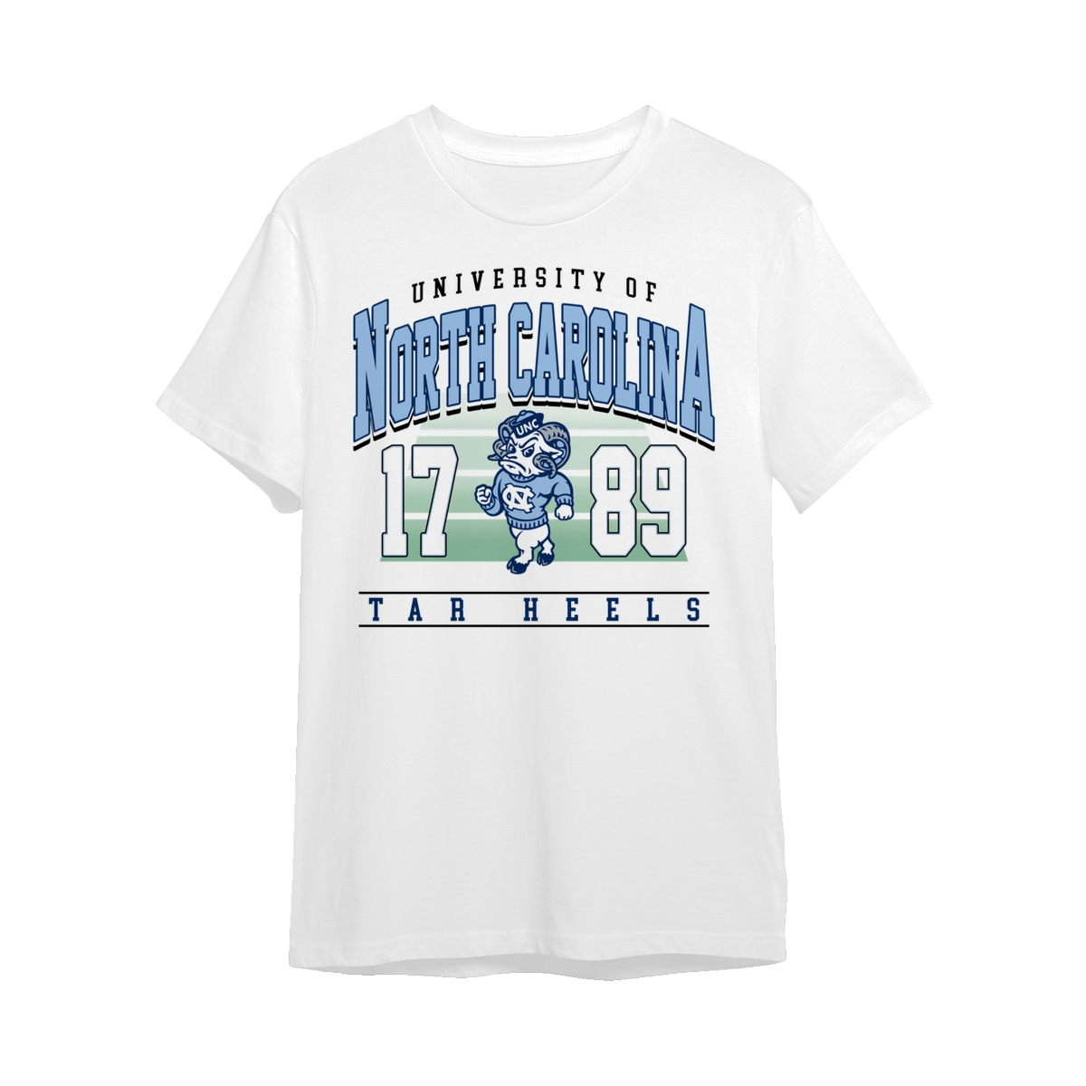 North Carolina Tar Heels 1789 College Teams NCAA T-Shirt, Vintage Sports Crewneck, Full Size, Great Gift for NCAA Fans, Sport Fan Gift Shirt, Men’s Oversized Athletic Tshirt, Gift For Fan, Womenswear & Menswear Top