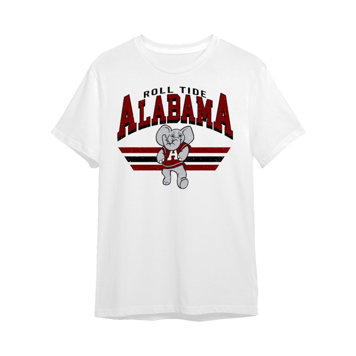 Vintage Alabama College Football Mascot White Colors T-Shirt – Retro Game Day Crewneck, Unisex Tee for Men and Women, Classic Football Fan Shirt