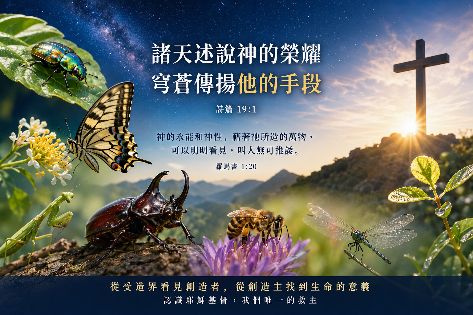 當我們抬頭看天空：從一隻昆蟲看見神的智慧與永能