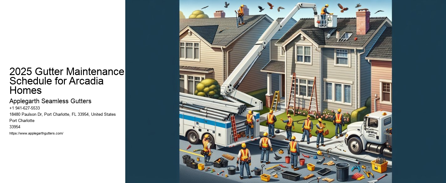 2025 Gutter Maintenance Schedule for Arcadia Homes