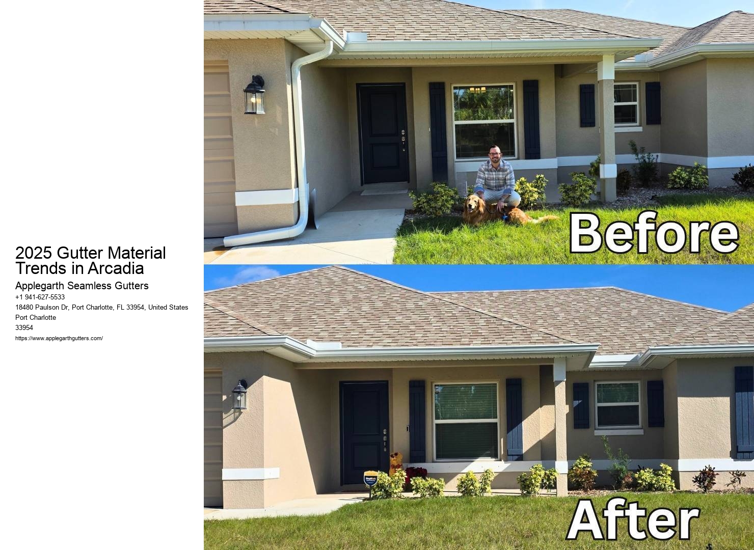 2025 Gutter Material Trends in Arcadia