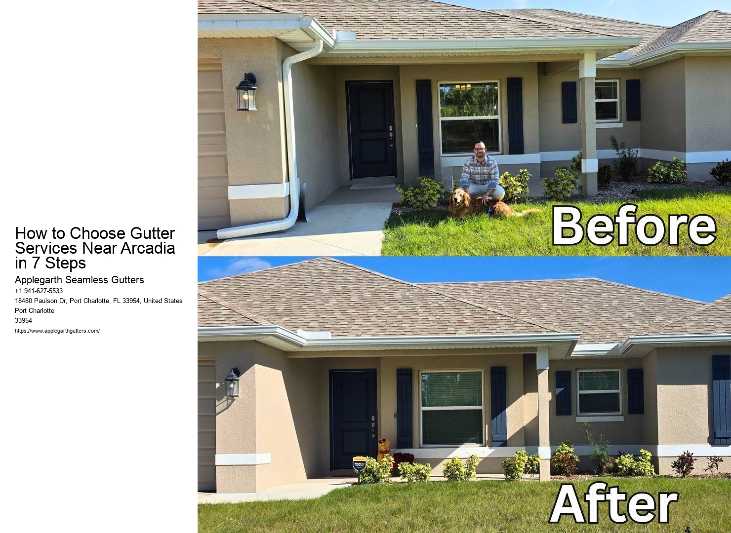 How to Choose Gutter Services Near Arcadia in 7 Steps