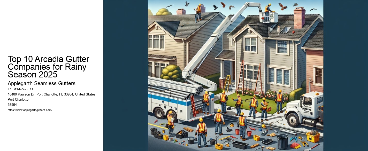Top 10 Arcadia Gutter Companies for Rainy Season 2025