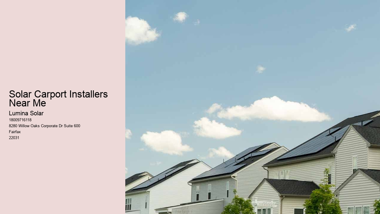 Solar Carport Installers Near Me