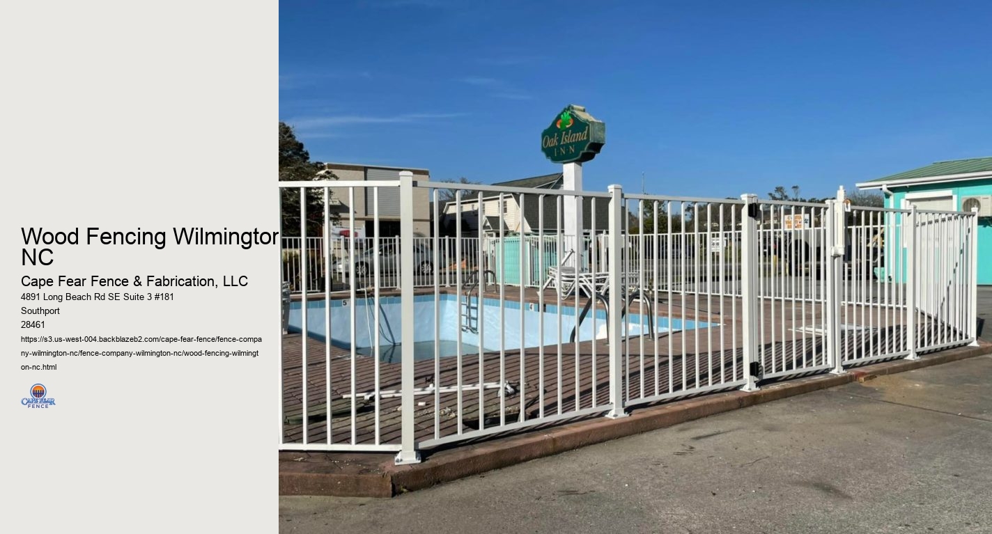 Wood Fencing Wilmington NC