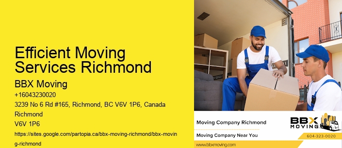 Efficient Moving Services Richmond
