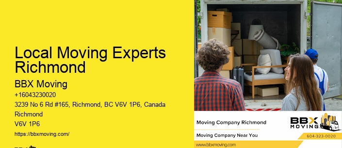 Local Moving Experts Richmond