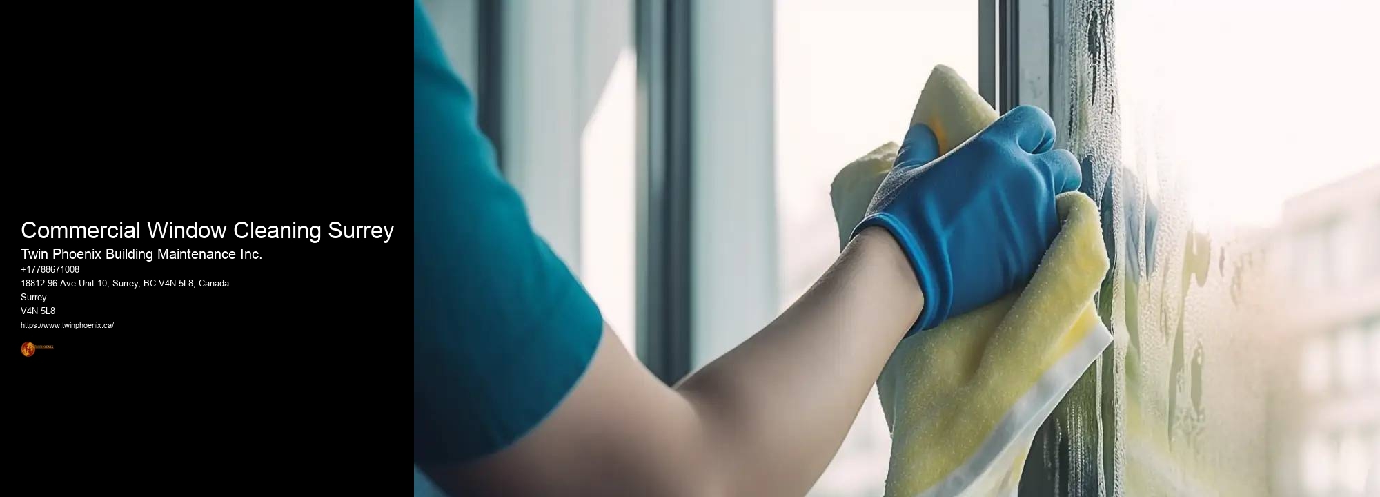 Commercial Window Cleaning Surrey