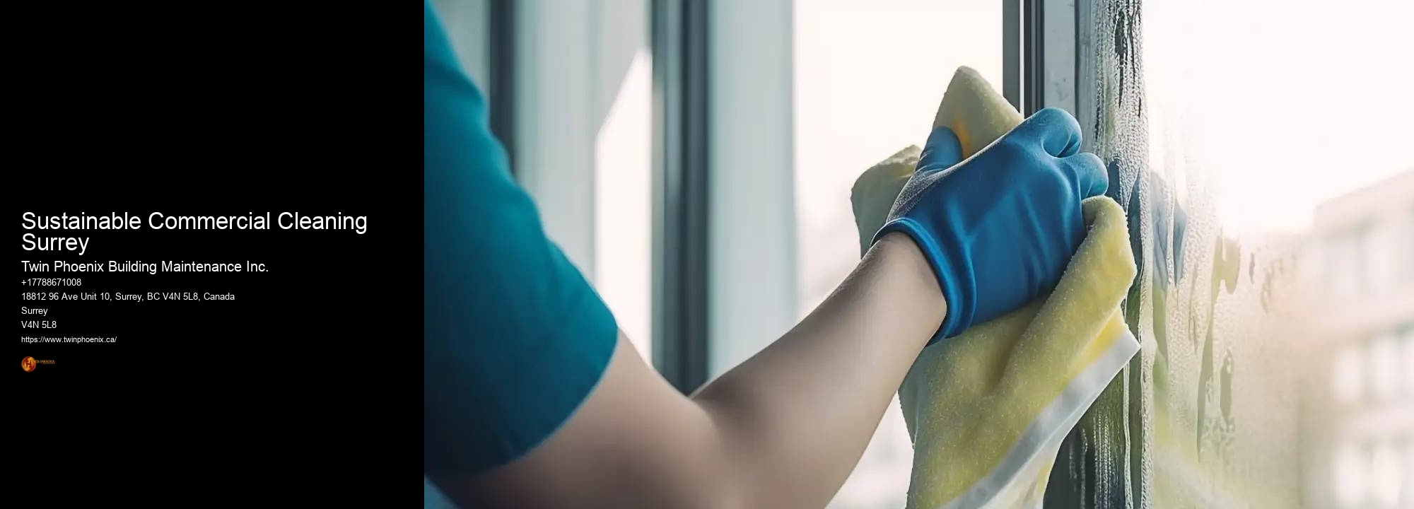 Sustainable Commercial Cleaning Surrey