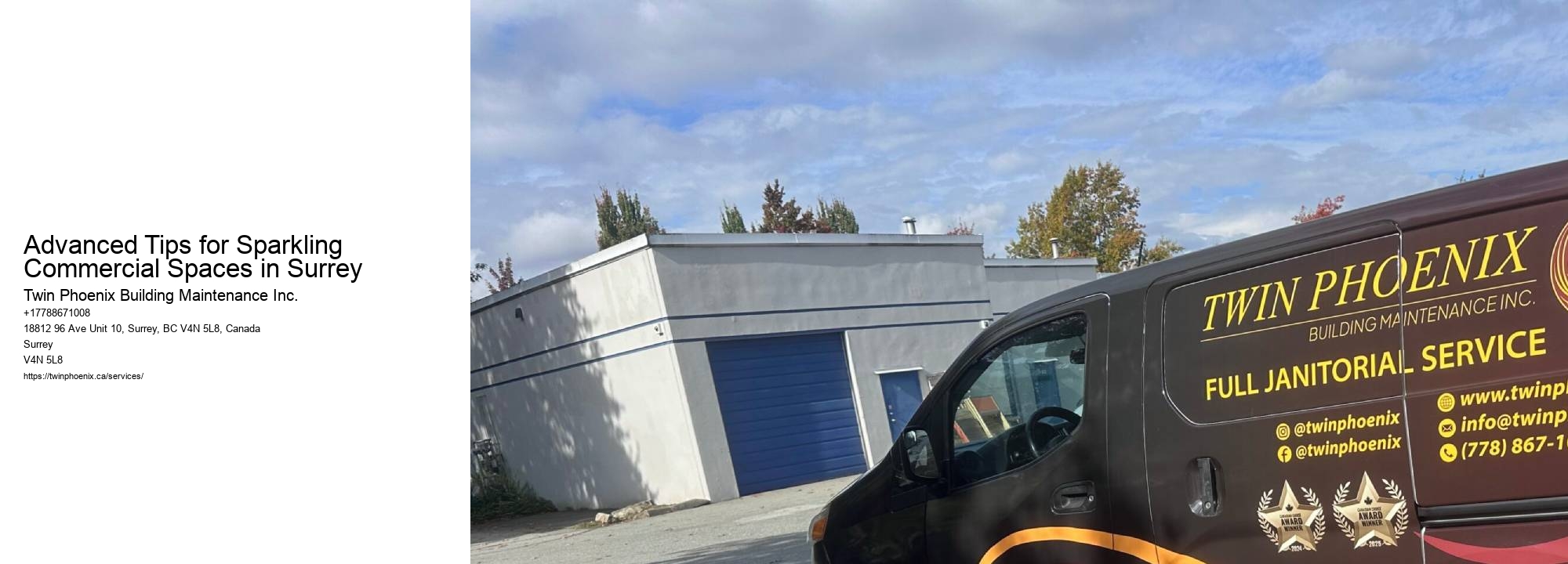 Advanced Tips for Sparkling Commercial Spaces in Surrey