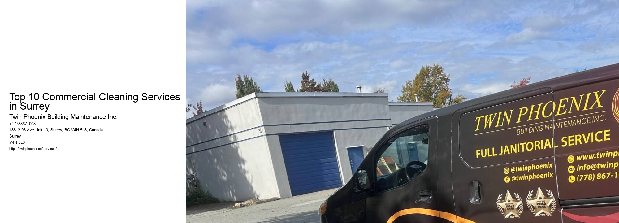 Top 10 Commercial Cleaning Services in Surrey