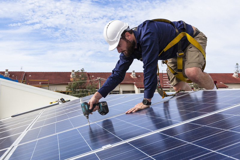 Commercial Solar Array Installation