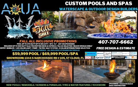 Custom Pool Features St. Cloud