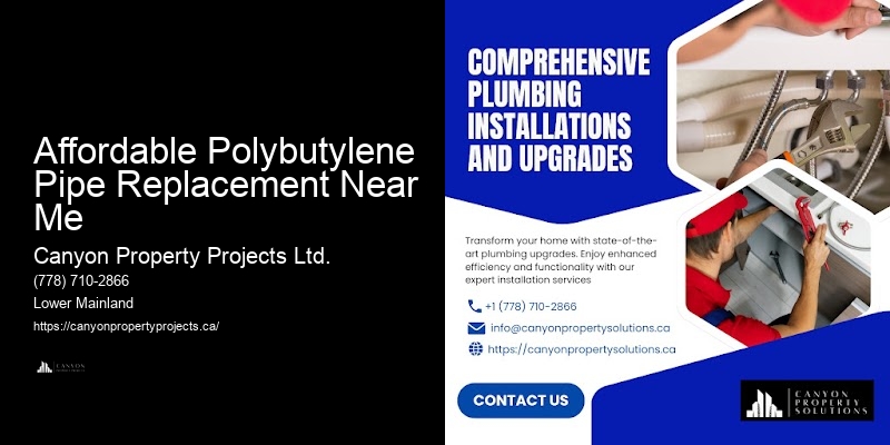Affordable Polybutylene Pipe Replacement Near Me Plumbing with Polybutylene Pipes