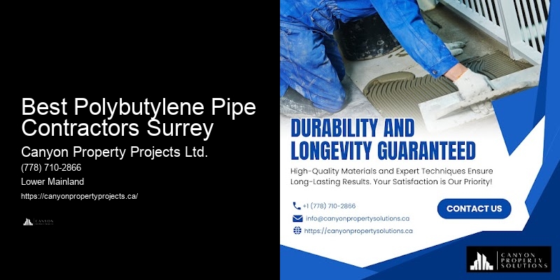 Polybutylene Pipe Replacement Guides Best Polybutylene Pipe Contractors Surrey