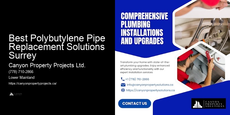 Polybutylene Pipe Service Experts Best Polybutylene Pipe Replacement Solutions Surrey