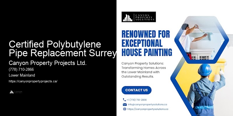 Polybutylene Pipe Replacement Company Certified Polybutylene Pipe Replacement Surrey