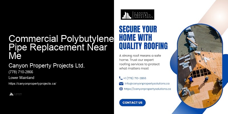 Polybutylene Pipe Replacement Experts Commercial Polybutylene Pipe Replacement Near Me
