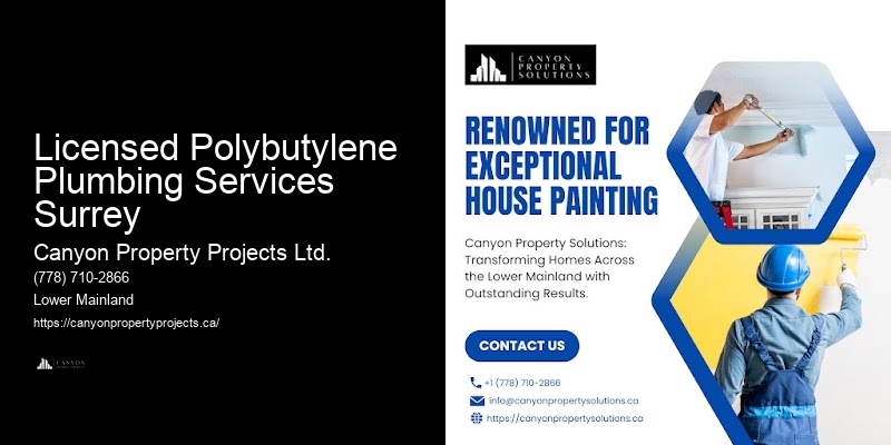 Polybutylene Pipe Solutions Licensed Polybutylene Plumbing Services Surrey