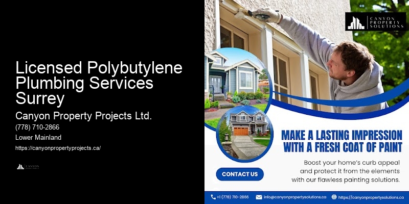 Licensed Polybutylene Plumbing Services Surrey Polybutylene Plumbing Reviews