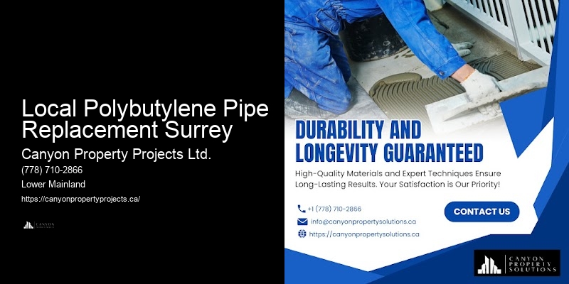 Polybutylene Pipe System Installation Local Polybutylene Pipe Replacement Surrey