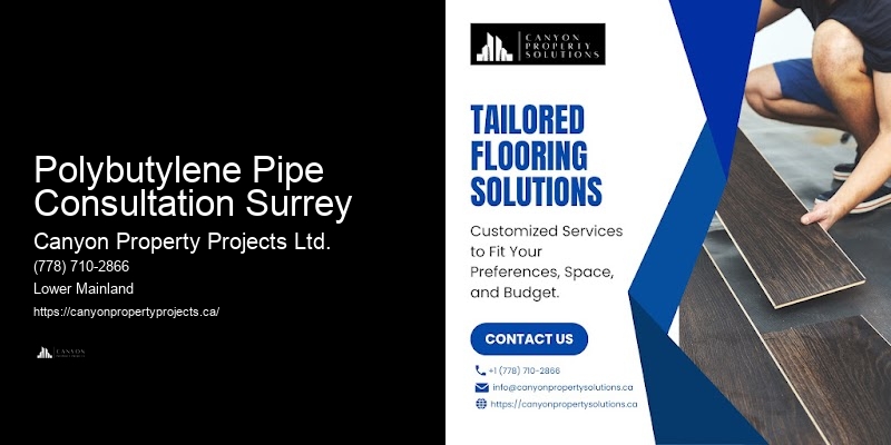Polybutylene Plumbing Replacement Costs Polybutylene Pipe Consultation Surrey