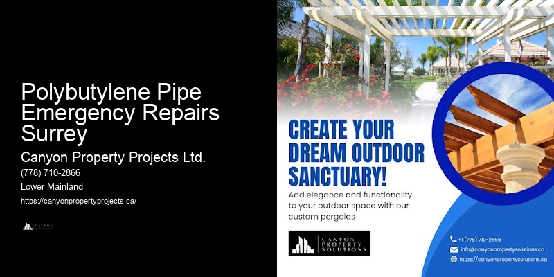 Quick Polybutylene Pipe Replacement Polybutylene Pipe Emergency Repairs Surrey
