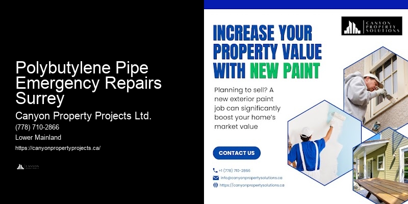 Local Experts in Polybutylene Replacement Polybutylene Pipe Emergency Repairs Surrey