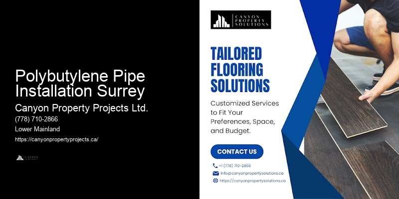 Polybutylene Pipe Inspection Services Polybutylene Pipe Installation Surrey