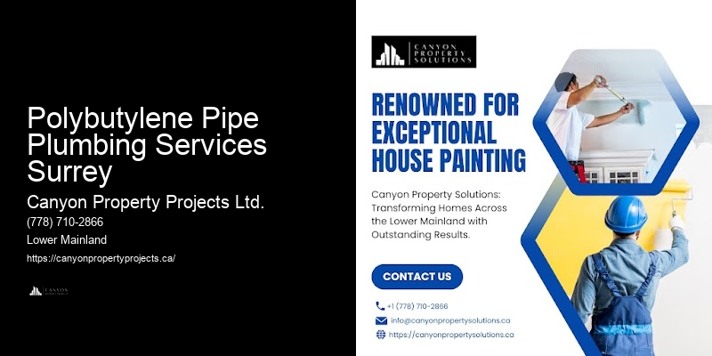 Licensed Polybutylene Pipe Installers Polybutylene Pipe Plumbing Services Surrey