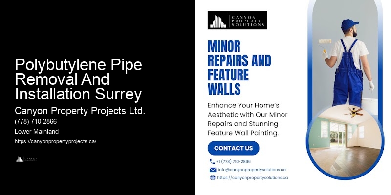 Polybutylene Plumbing Installation Polybutylene Pipe Removal And Installation Surrey