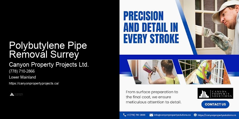 Polybutylene Pipe Leak Prevention Polybutylene Pipe Removal Surrey