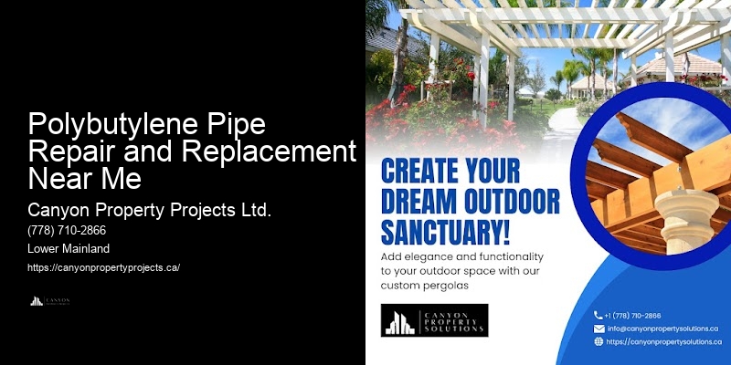 Polybutylene Pipe Replacement and Repair Services in My Area