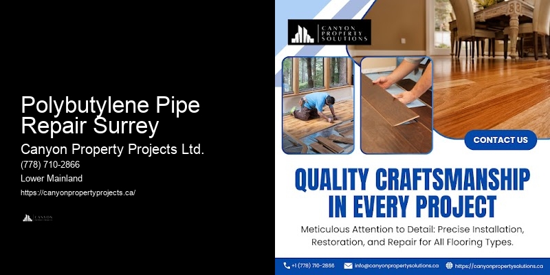Polybutylene Pipe Installation Techniques Polybutylene Pipe Repair Surrey