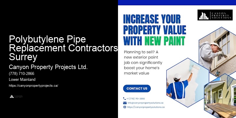 Polybutylene Pipe Replacement for Leaking Pipes Polybutylene Pipe Replacement Contractors Surrey