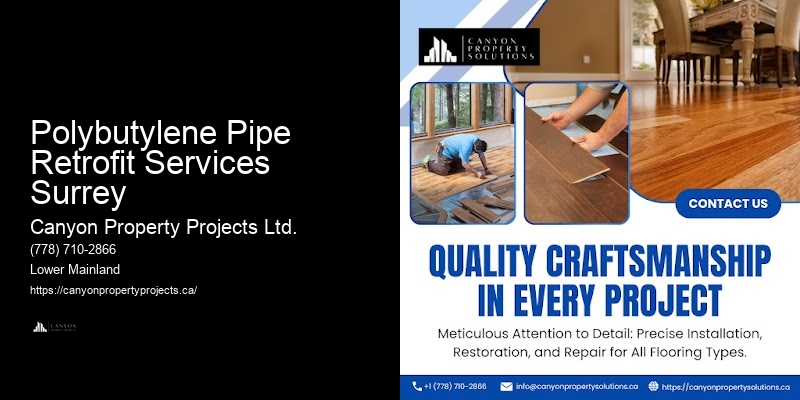 Polybutylene Pipe Analysis Polybutylene Pipe Retrofit Services Surrey