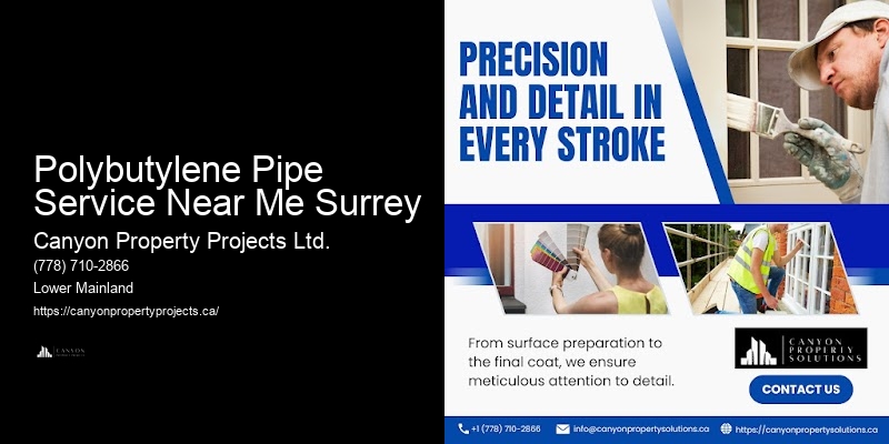 Polybutylene Pipe Advice Polybutylene Pipe Service Near Me Surrey