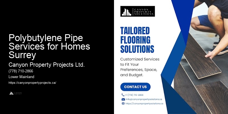 Polybutylene Pipe Service Packages Polybutylene Pipe Services for Homes Surrey