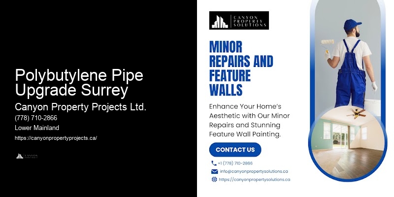 Polybutylene Pipe Upgrade Surrey Polybutylene Pipe Service Guarantee