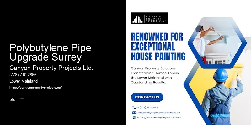 Polybutylene Plumbing Solutions for Leaks Polybutylene Pipe Upgrade Surrey