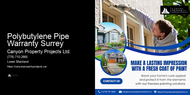 Polybutylene Pipe Warranty Surrey’s Trusted Polybutylene Pipe Specialists