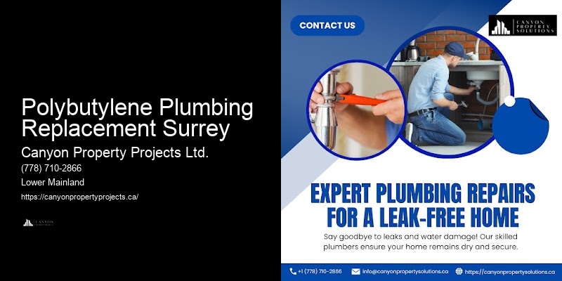 Polybutylene Pipe Warranty Polybutylene Plumbing Replacement Surrey