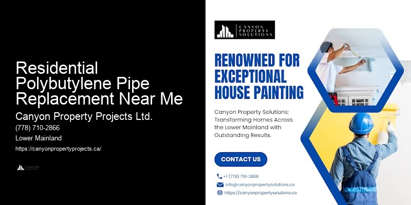 Polybutylene Pipe Compliance Inspection Residential Polybutylene Pipe Replacement Near Me