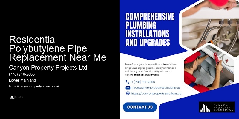 Polybutylene Pipe Safety Issues Residential Polybutylene Pipe Replacement Near Me