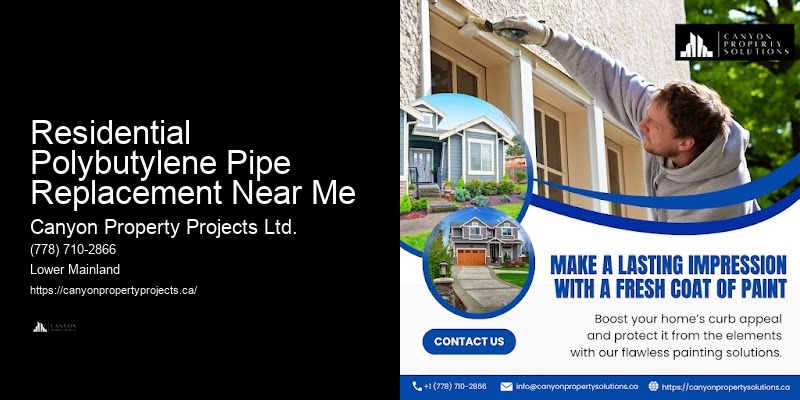 Residential Polybutylene Pipe Replacement Near Me Polybutylene Pipe Replacement with Warranty