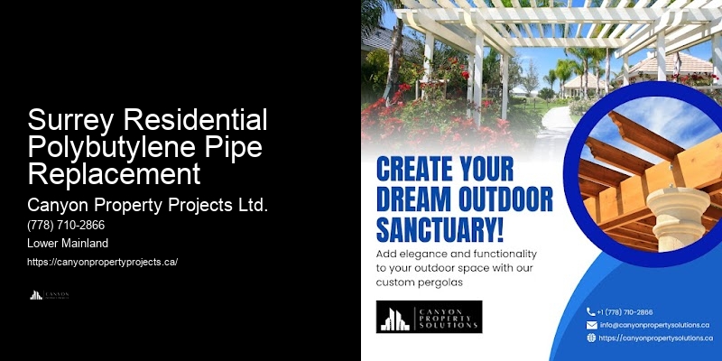 Polybutylene Pipe Installation Estimates Surrey Residential Polybutylene Pipe Replacement