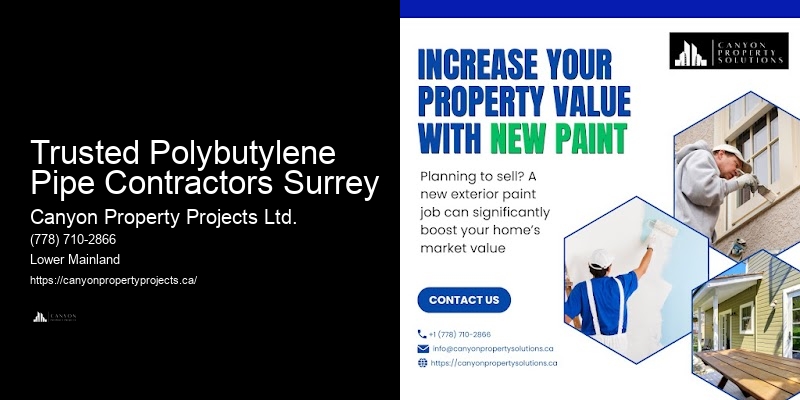 Trusted Polybutylene Pipe Contractors Surrey Polybutylene Pipe Leak Repair